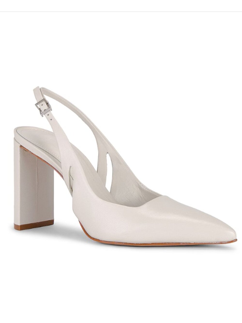 Schutz Blanche Pearl Pointed Toe Pumps